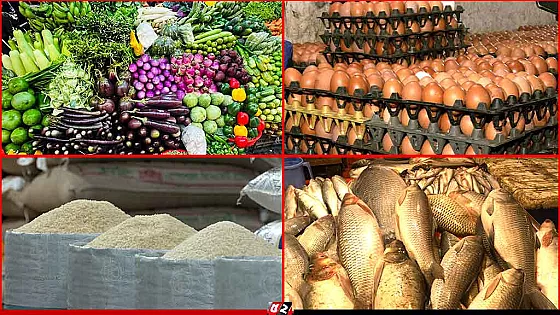 বৃষ্টির প্রভাবে চড়া সবজির বাজার, বেড়েছে মাছ-ডিমের দাম