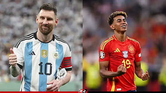 ফাইনালের আগে ইয়ামাল বন্দনায় মেসি