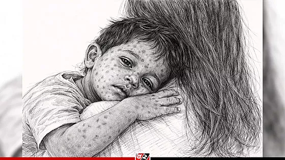 হামের উপসর্গে আরও ৪ শিশুর মৃত্যু, হাসপাতালে ১২১৮