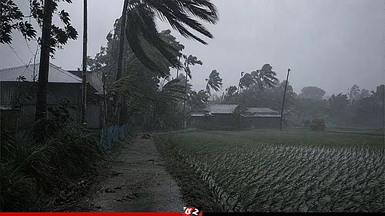 সন্ধ্যার মধ্যে দেশের ৭ অঞ্চলে বজ্রবৃষ্টিসহ ঝড়ের আভাস