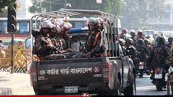 আইনশৃঙ্খলা নিয়ন্ত্রণে হবিগঞ্জে বিজিবি মোতায়েন