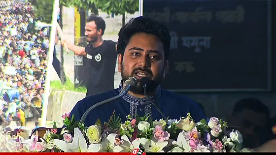 রাষ্ট্রপতির উপস্থিতিতে যা ঘটেছে, আমরা সবাই বিব্রত: নাহিদ ইসলাম