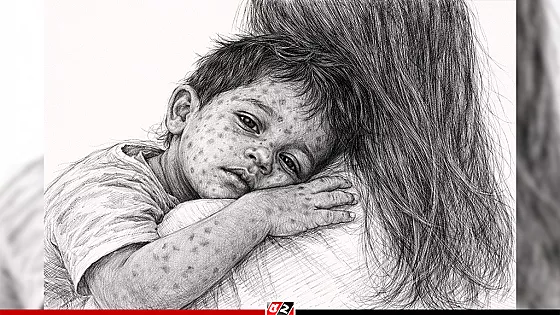 হামের উপসর্গ নিয়ে আরও ২ শিশুর মৃত্যু, হাসপাতালে ৮১২