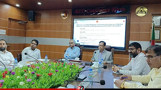 ভোজ্যতেলসহ বিভিন্ন খাদ্য পণ্যে ট্রান্স ফ্যাটের সর্বোচ্চ মাত্রা ২ শতাংশ নির্ধারণ