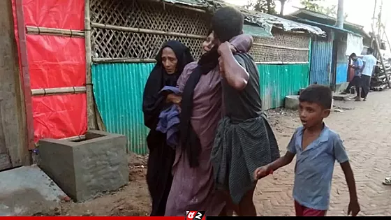 রোহিঙ্গা ক্যাম্পে সংঘর্ষ, মা-ছেলে গুলিবিদ্ধ