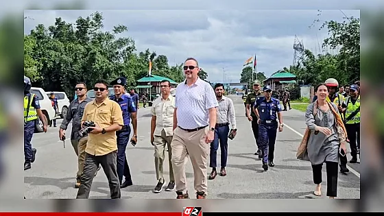 বাংলাবান্ধা সীমান্তের প্রাকৃতিক সৌন্দর্যে বিমোহিত মার্কিন রাষ্ট্রদূত