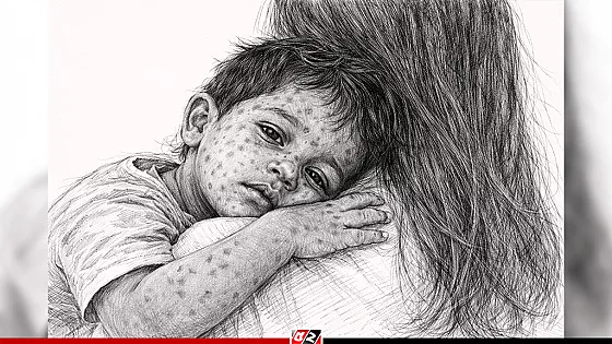হামের উপসর্গে আরও ৩ শিশুর মৃত্যু, হাসপাতালে ৯৭৭