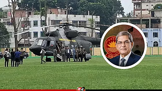 নিজের জন্মস্থান ঠাকুরগাঁওয়ে পৌঁছেছেন রাষ্ট্রপতি মির্জা ফখরুল