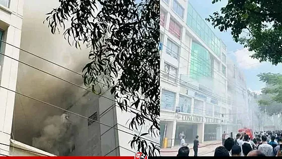 নিয়ন্ত্রণে এসেছে ধানমন্ডি-২৭ নম্বরে বহুতল ভবনের আগুন