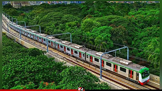 এবার রাজধানীর দুই প্রান্তকে যুক্ত করতে আসছে নতুন মেট্রোরেল