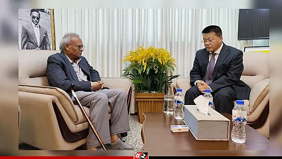 চীনা রাষ্ট্রদূতের সঙ্গে রুহুল কবির রিজভীর সৌজন্য সাক্ষাৎ