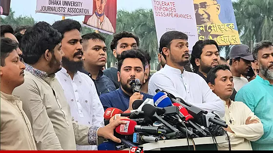  সাহস থাকলে ২০০১ থেকে ২০০৬ সালের দুর্নীতি তদন্ত করুন : নাহিদ ইসলাম