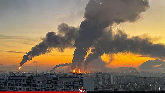 ইউক্রেনের হঠাৎ হামলায় পুড়ছে মস্কো