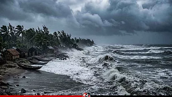 গভীর নিম্নচাপের প্রভাবে উত্তাল সাগর, ৪ বন্দরে সতর্কসংকেত
