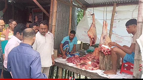 জবাইয়ের আগে গবাদি পশু স্বাস্থ্য পরীক্ষা না করায় কসাইকে জরিমানা