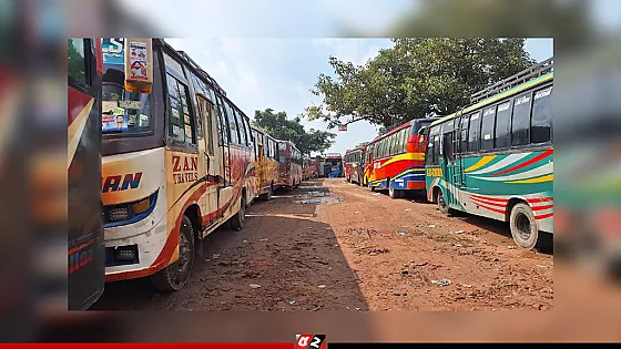 চতুর্থ দিনে আবারো কর্মবিরতিতে বাস শ্রমিকরা