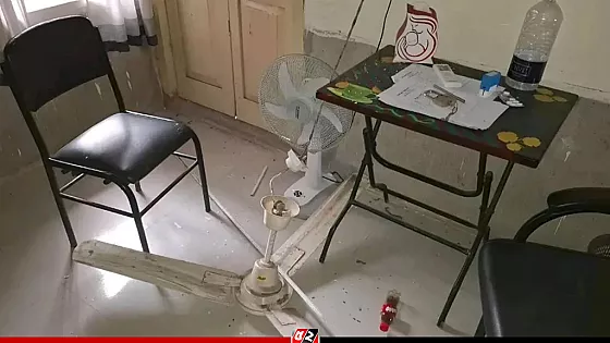 চিকিৎসকের ওপর খুলে পড়লো হাসপাতালের চলন্ত ফ্যান