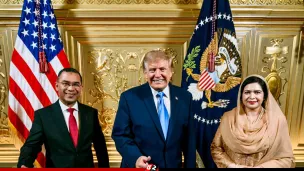 ট্রাম্পের নৈশভোজে প্রধানমন্ত্রী তারেক রহমান ও তার সহধর্মিণী