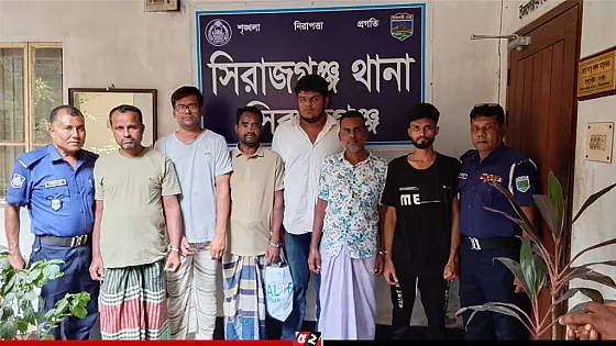 নিষিদ্ধ ঘোষিত স্বেচ্ছাসেবক লীগের ৬ নেতাকর্মী গ্রেপ্তার