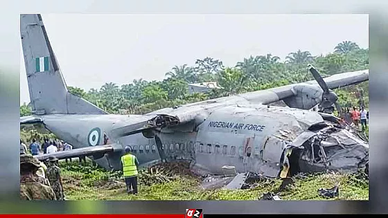সামরিক বিমান বিধ্বস্ত হয়ে ৩২ আরোহীর সবাই নিহত