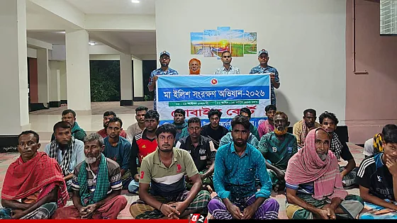নিষেধাজ্ঞা অমান্য করে ইলিশ শিকার , ২২ জেলের কারাদন্ড