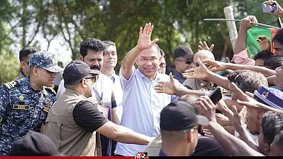 নলিয়ান থেকে নৌপথে মোংলার উদ্দেশ্যে প্রধানমন্ত্রী