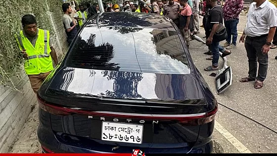 বারিধারায় শ্রমিককে গাড়িচাপা, জামিন পেল সেই কিশোর