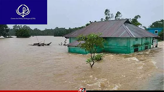 দক্ষিণ-পূর্বাঞ্চলে ভয়াবহ বন্যায় ক্ষতি ১৪৪২১ কোটি টাকা : সিপিডি