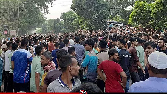  শ্রমিক বিক্ষোভে ঢাকা-চট্টগ্রাম মহাসড়কে দীর্ঘ যানজট