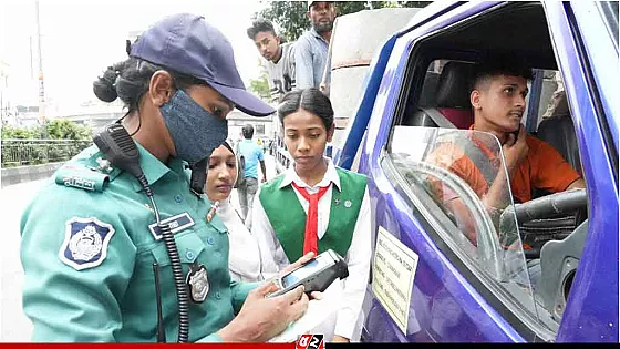 সড়কে শৃঙ্খলা ফেরাতে ডিএমপির কোটি টাকা জরিমানা