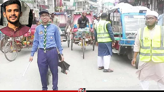 ট্রাফিকের দায়িত্বে ৪ ঘণ্টা করে থাকবে শিক্ষার্থীরা: উপদেষ্টা আসিফ