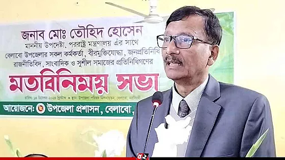 আমাদের প্রথম কাজ হচ্ছে দেশে স্থিতিশীলতা ফিরিয়ে আনা : পররাষ্ট্র উপদেষ্টা