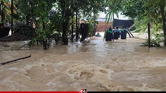 কক্সবাজারের নিম্নাঞ্চল প্লাবিত, পানিতে ডুবে দুইজনের মৃত্যু