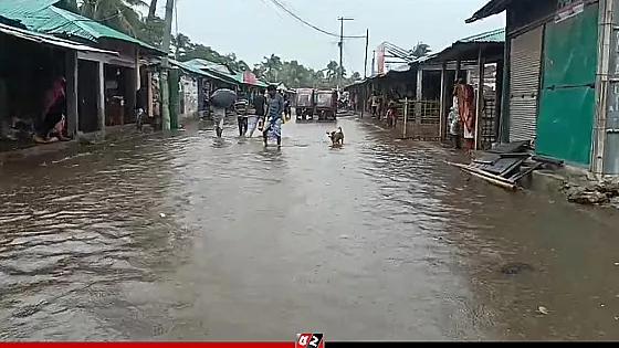 কক্সবাজারে বন্যা পরিস্থিতির উন্নতি 