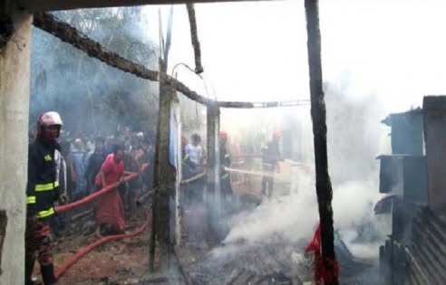 মধুখালীতে ভয়াবহ অগ্নিকান্ডে দেড় কোটি টাকার ক্ষতি