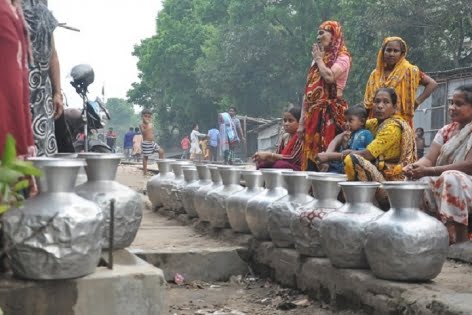 বাড্ডা-শাহজাদপুরে তিন মাস পানি নেই