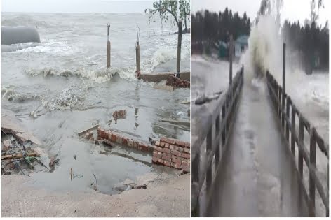 ইয়াসের বিধ্বস্ত সেন্টমার্টিনের জেটি