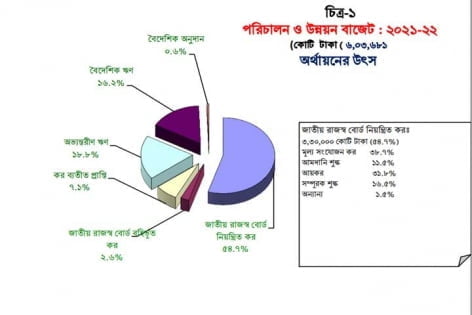 বাজেটের এতো টাকা আসবে যেখান থেকে