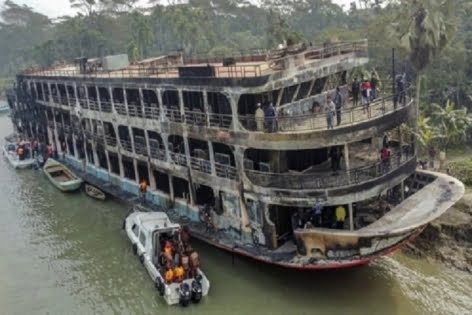 ঝালকাঠিতে লঞ্চে আগুন: দায়ী মালিক, মাস্টার ও চালক