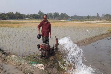 ডিজেলের মূল্য বৃদ্ধিতে চরম বিপাকে কুড়িগ্রামের চরাঞ্চলের কৃষক