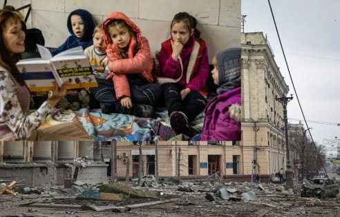 যুদ্ধবিধ্বস্ত ইউক্রেনে শিশুরা কেমন আছে