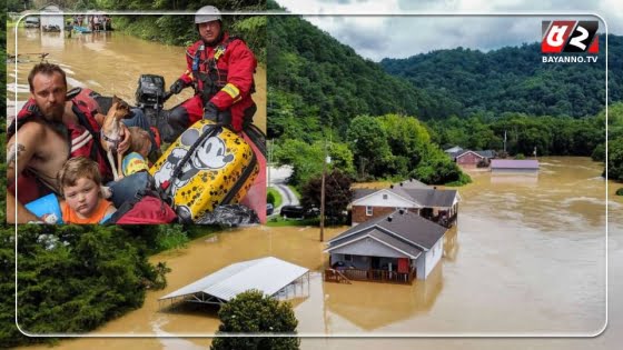 আমেরিকার কেন্টাকি রাজ্যে ভয়াবহ বন্যা, মৃত ৩৭