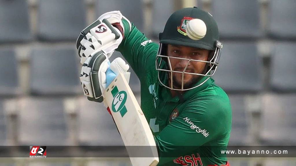 সেঞ্চুরির কাছে গিয়ে ফিরে গেলেন সাকিব ট্রেন