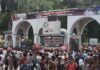 ভর্তি পরীক্ষা নিয়ে দোটানায় ইসলামী বিশ্ববিদ্যালয় যানজটে
