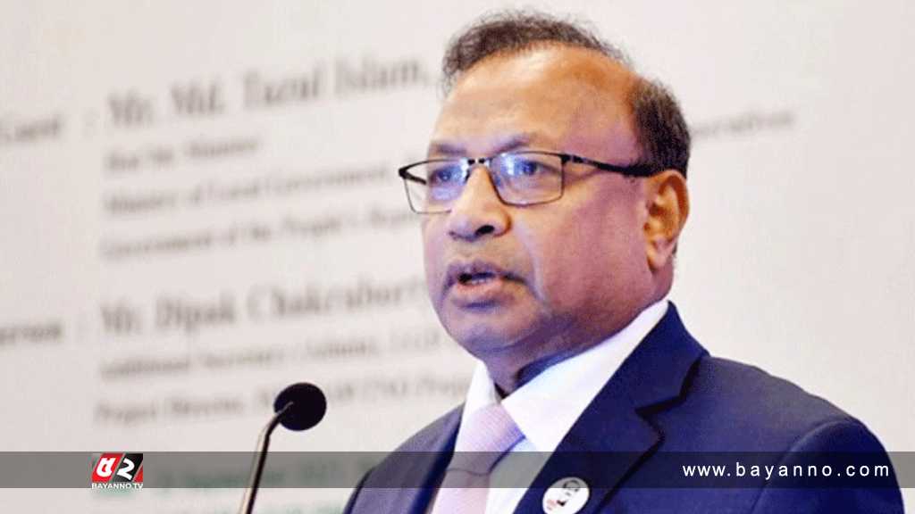 রাজধানীতে এলাকাভিত্তিক পানির দাম নির্ধারণের নির্দেশ স্থানীয় সরকার মন্ত্রী তাজুল ইসলাম