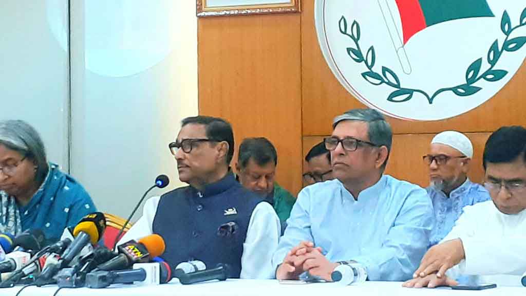 কোনো নিষেধাজ্ঞায় নির্বাচন বন্ধ হবে না : কাদের