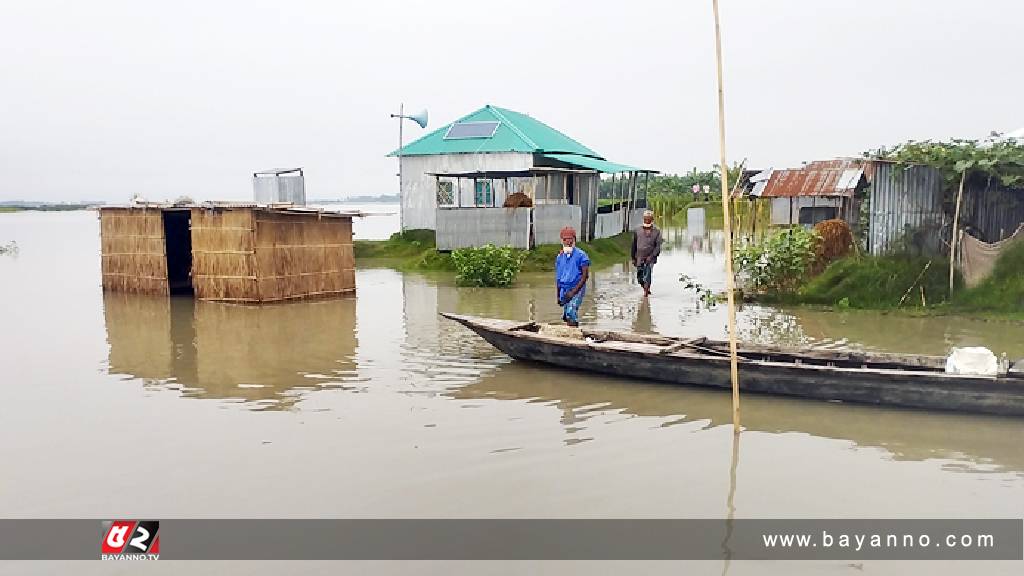 কুড়িগ্রামের সব নদীর পানি বাড়ছে, ঈদের আগে বন্যার আশঙ্কা