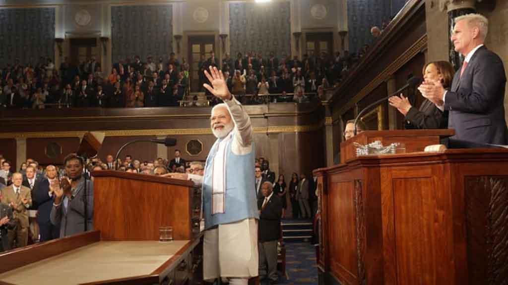 আমেরিকার সঙ্গে বন্ধুত্বের পরীক্ষায় ভারত সফল হয়েছে : মোদি